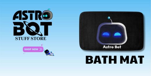 Astro Bot Stuff Bath Mat - Astro Bot Stuff Store