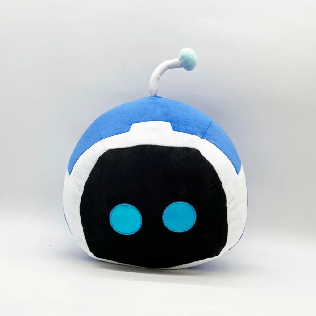 kf S0c2de57d65524e0a89745181f4dce2bc8 Astro Bot Plush Fun Blue Robot Plush Pillow Soft Cute Cartoon Anime Figure Bedroom Ornament Kid - Astro Bot Stuff Store